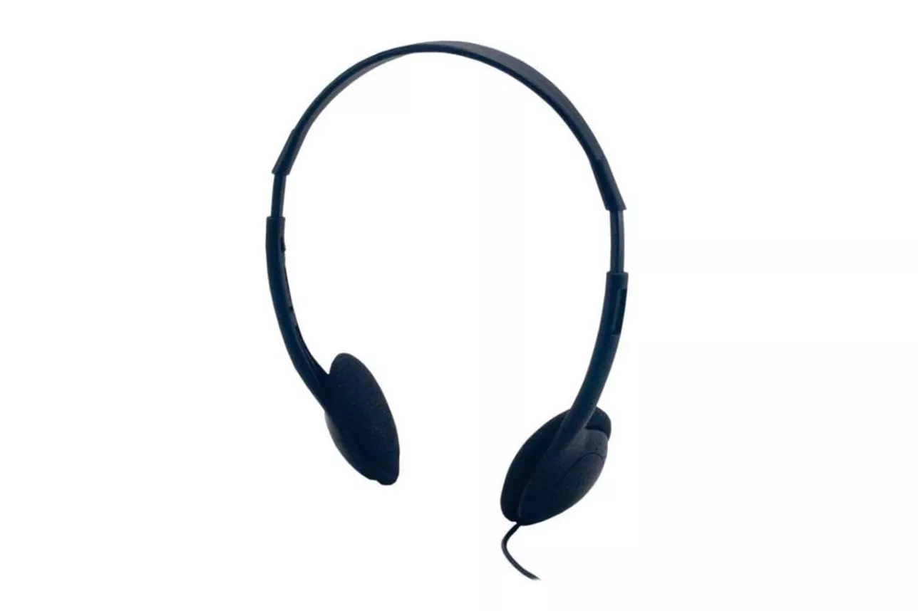 Auriculares MCL CSQ-HEAD/N con cable, conexi&oacute;n 3,5 mm, m&uacute;sica, negros