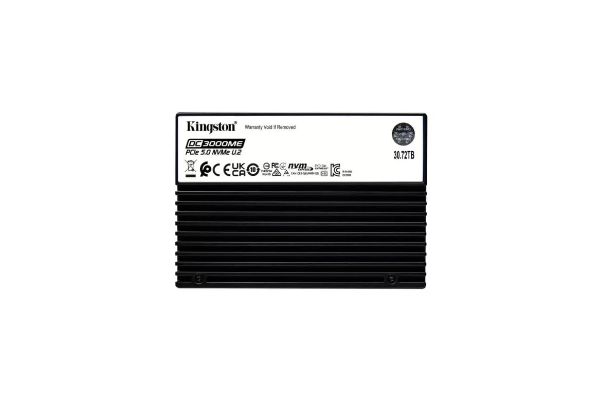 Disco Duro Kingston DC3000ME 30,7TB U.2 PCIe 5.0 NVMe AES 256-bit Opal