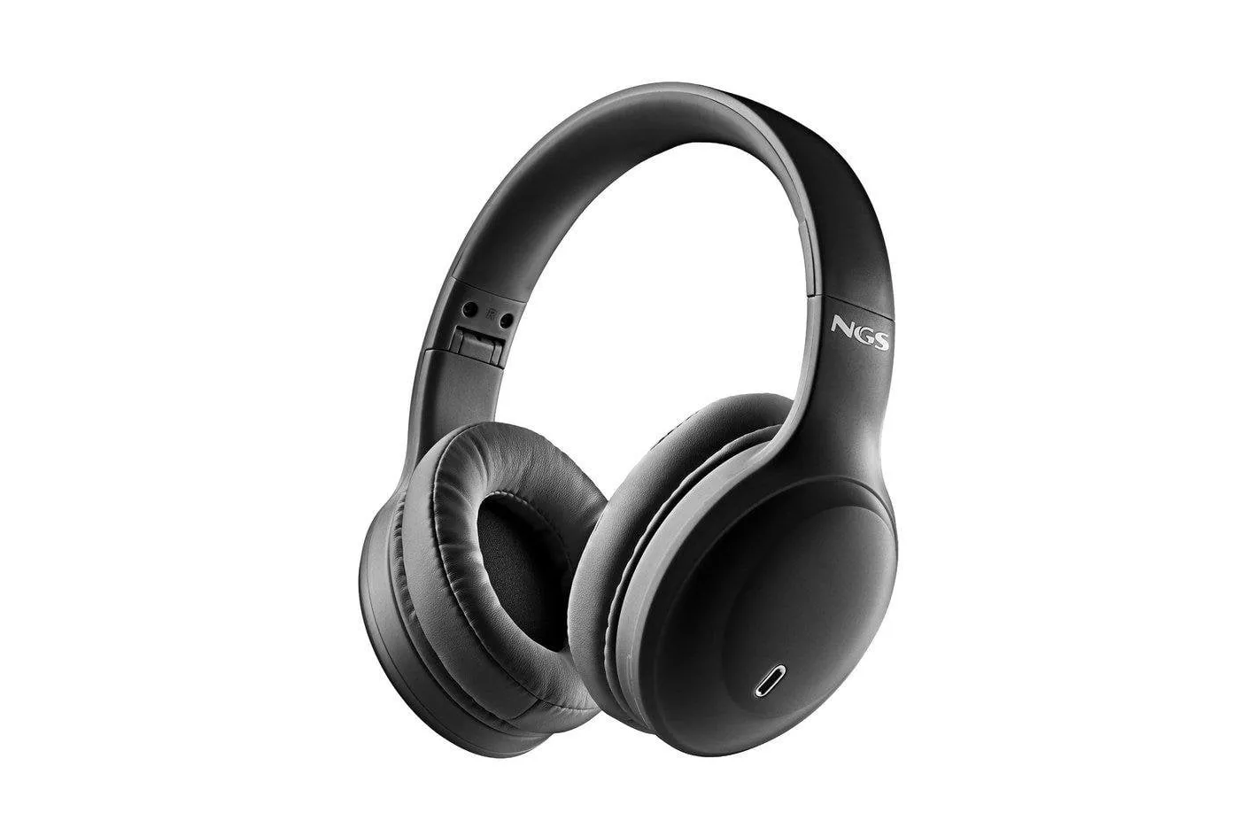 Auriculares NGS Artica Glacier inal&aacute;mbricos Bluetooth con bater&iacute;a extra&iacute;ble y modo gaming negros