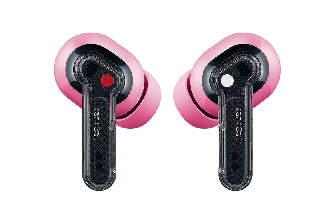 Auriculares Nothing Ear (3a) inal&aacute;mbricos Bluetooth con Cancelaci&oacute;n Adaptativa de Ruido Rosa