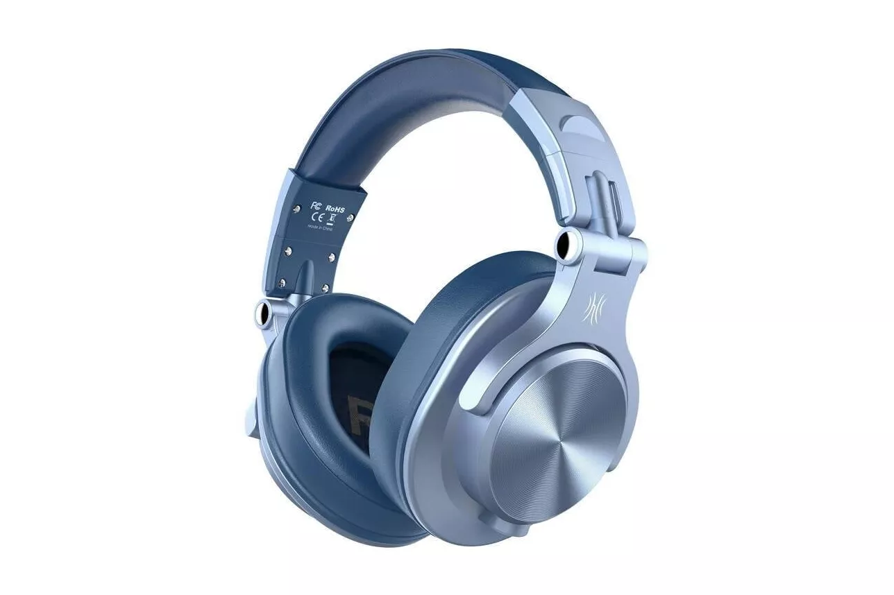 Auriculares OneOdio A70 inal&aacute;mbricos Bluetooth 5.2 con cancelaci&oacute;n de ruido azul