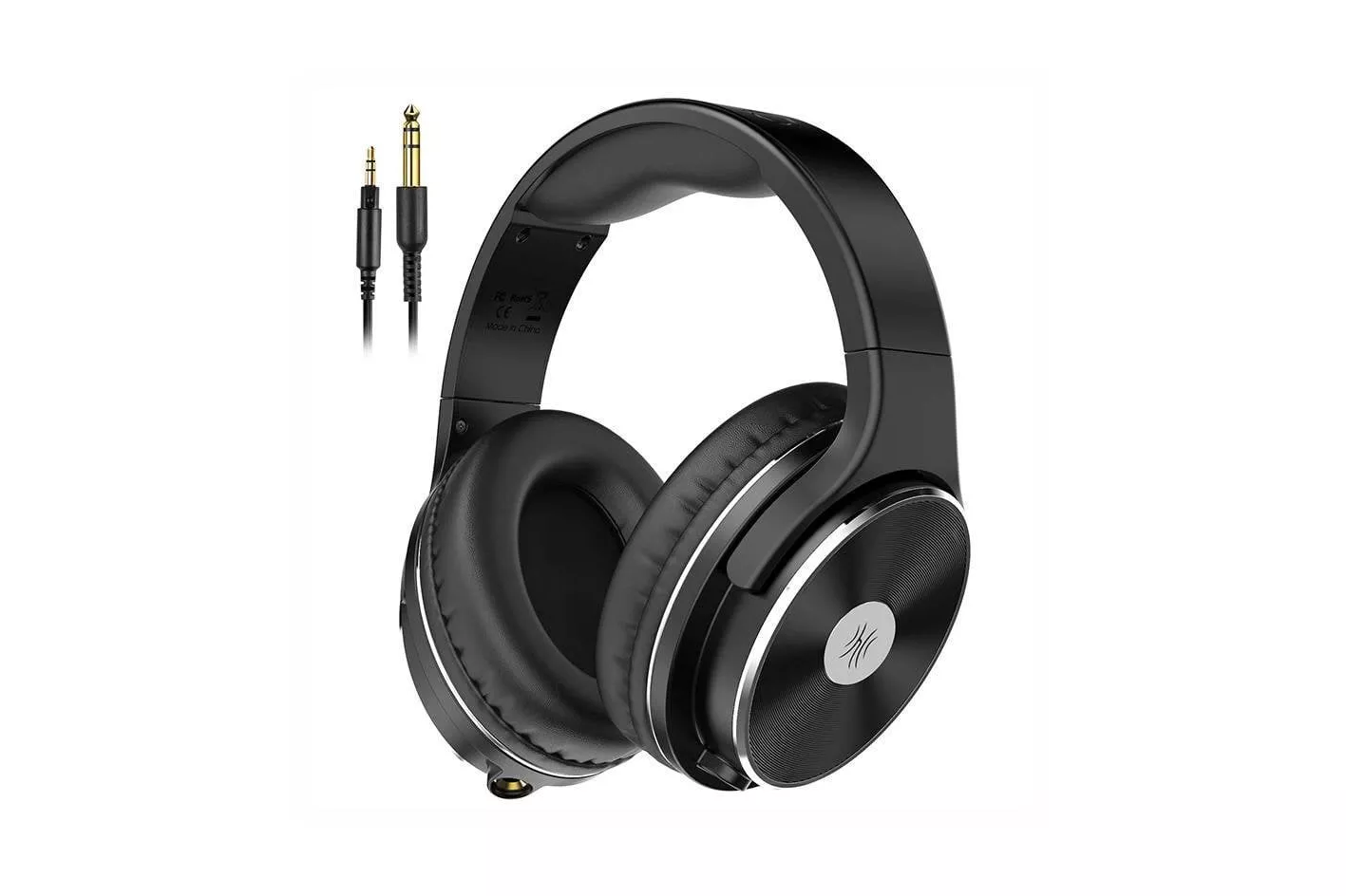 Auriculares OneOdio Studio HiFi con cable, micr&oacute;fono, Shareport y alta compatibilidad negros