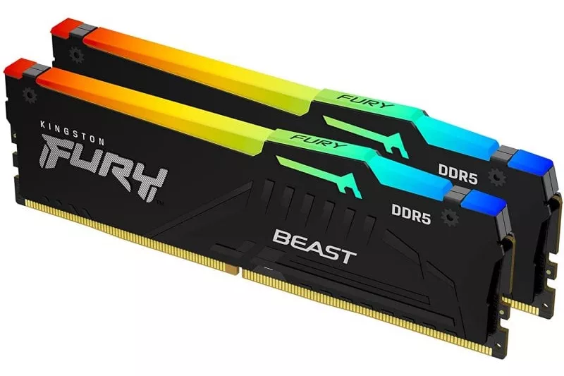 Kingston FURY Beast RGB DDR5 5200MHz 16GB 2x8GB CL40