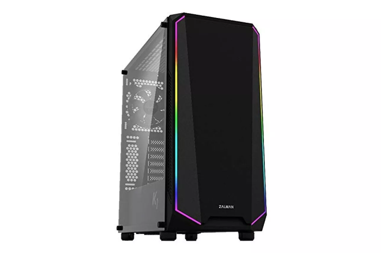 Zalman K1 Rev.B Cristal Templado USB 3.0 Negra