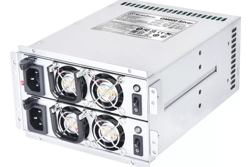 Fuente de Alimentaci&oacute;n SilverStone GM600 Silver 1200W Cybenetics Silver no modular