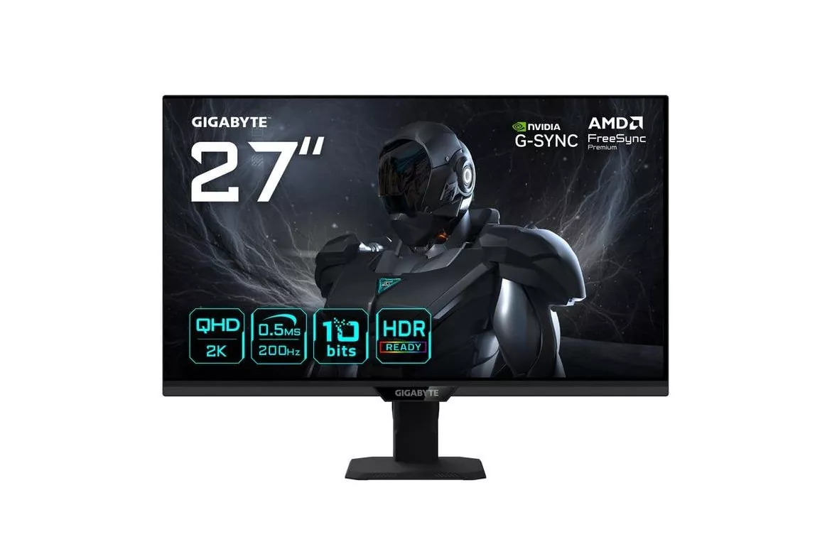Monitor GIGABYTE G27Q20T 27" Quad HD 200Hz IPS FreeSync Premium HDR10 0,5ms