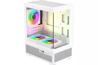 Caja/Torre COOLPC Titan Frame ARGB Blanco -