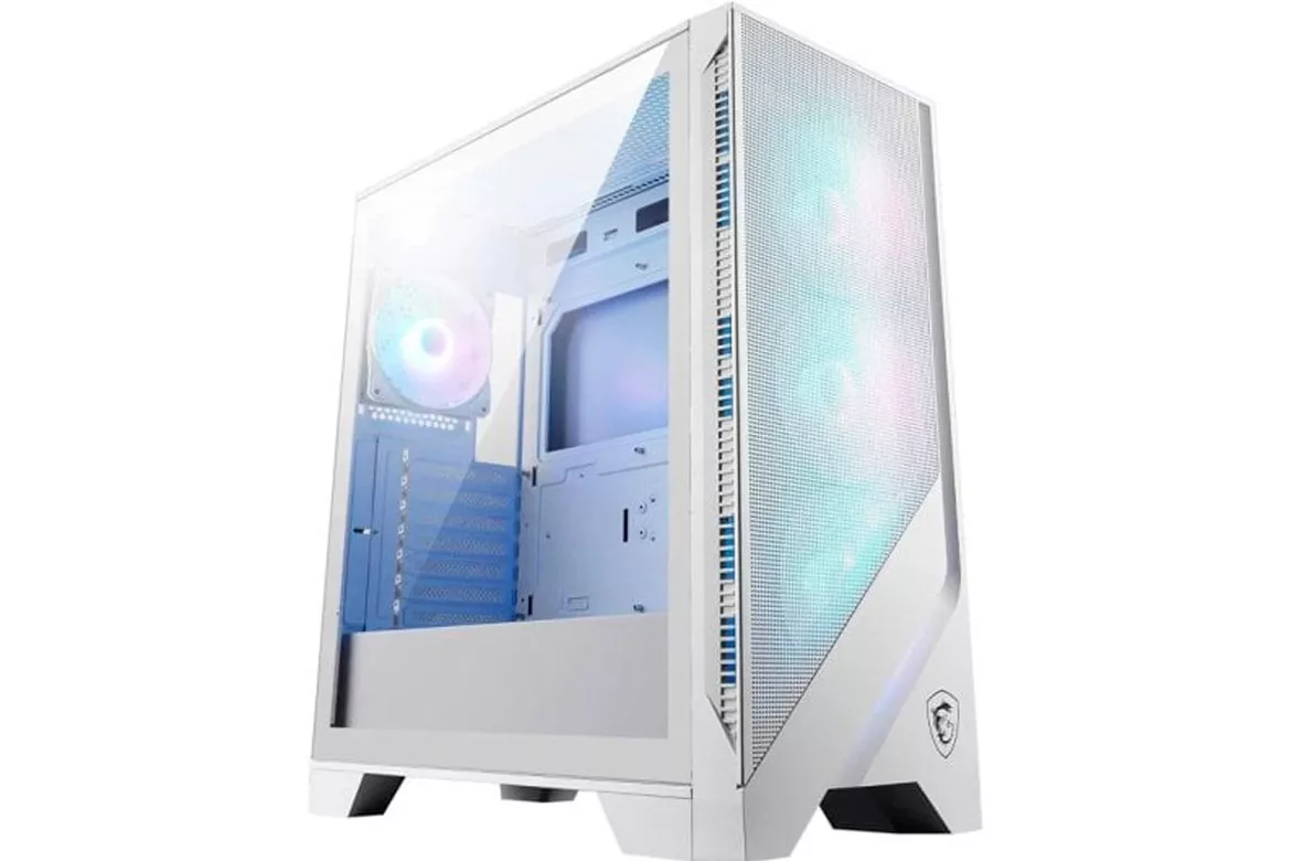 Caja/Torre MSI MAG FORGE 320R AIRFLOW RGB Blanco -
