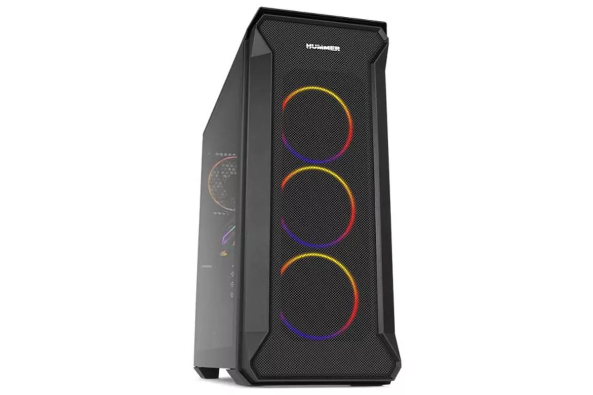 Caja/Torre Nox Hummer Quantum Cristal Templado -