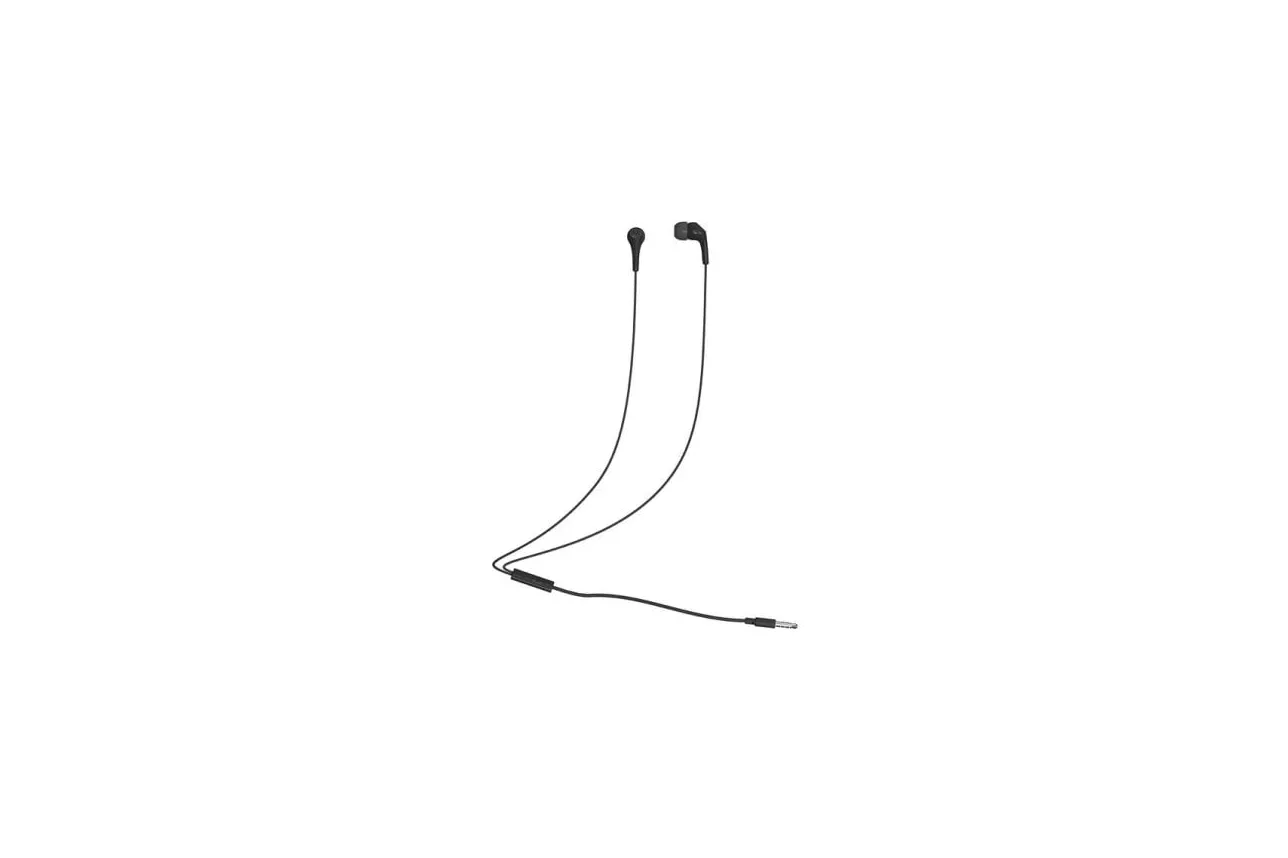 Auriculares Motorola EARBUDS 2-S con cable para llamadas y m&uacute;sica negros