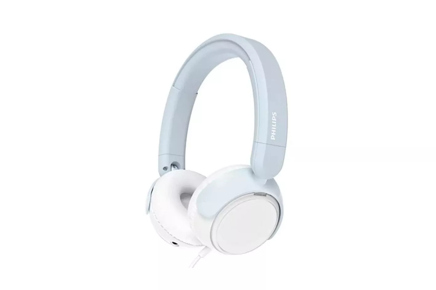Auriculares Philips TAK2000BL/00 con cable, micr&oacute;fono integrado y dise&ntilde;o ajustable azul