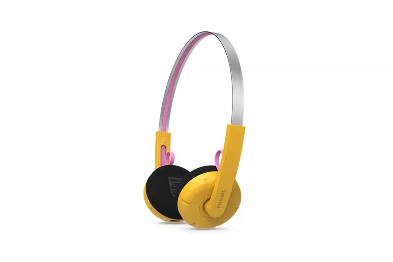 Auriculares Philips TAMS1YL/00 inal&aacute;mbricos Bluetooth para llamadas y m&uacute;sica amarillos