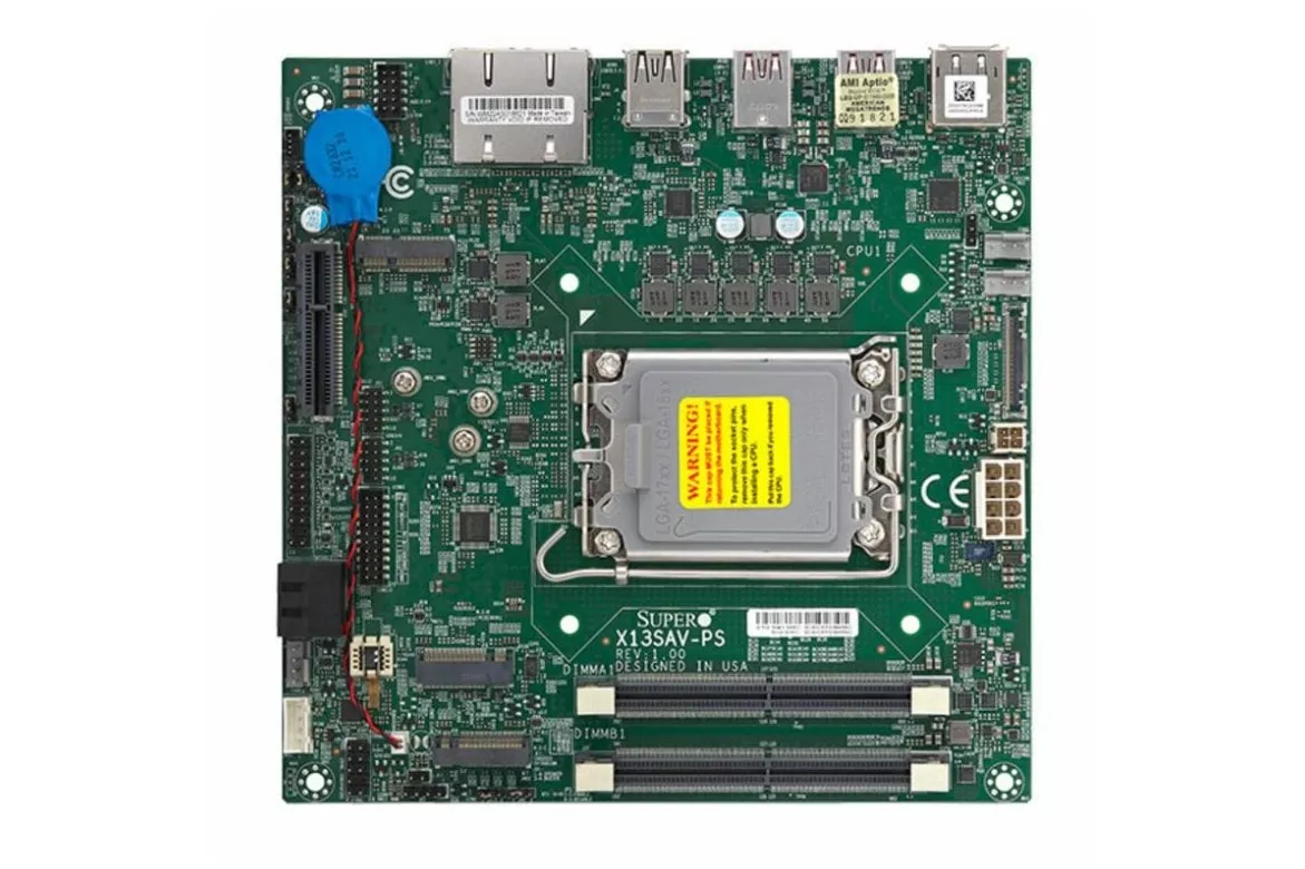Placa Base Supermicro MBD-X13SAV-PS Intel 7305L DDR5 Mini ITX PCIe 4.0