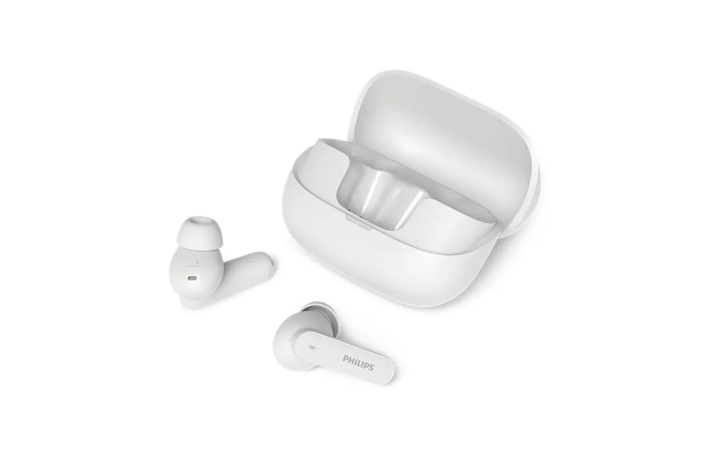 Auriculares Philips TAT3000WT/00 inal&aacute;mbricos Bluetooth con cancelaci&oacute;n h&iacute;brida de ruido blanco