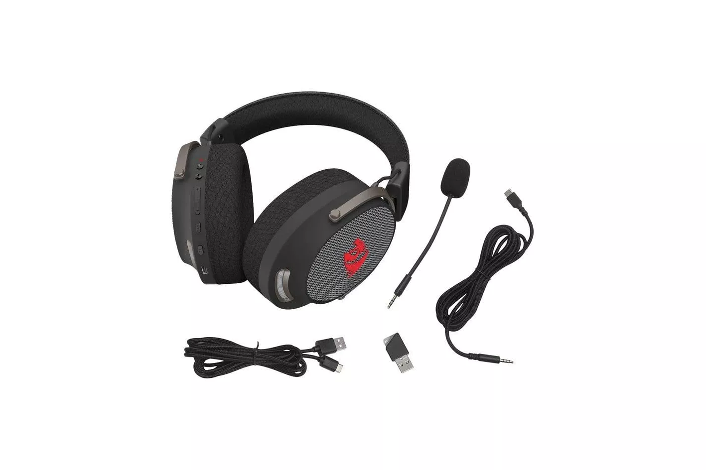 Auriculares Redragon H858 Arrow inal&aacute;mbricos Bluetooth 7.1 con micr&oacute;fono negro