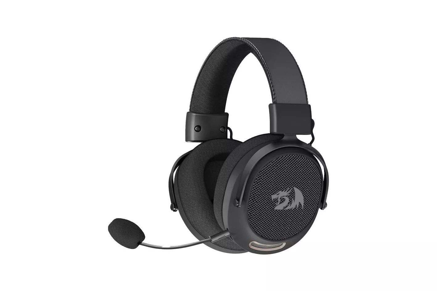 Auriculares Redragon H858 Arrow Pro Carbon inal&aacute;mbricos Bluetooth Gaming 7.1, micr&oacute;fono, negros