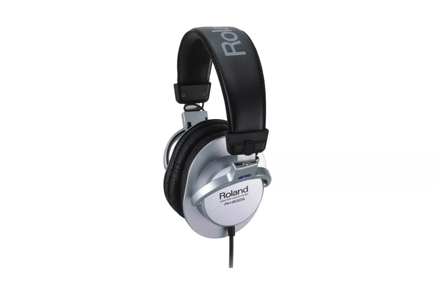 Auriculares Roland RH-200S con cable conexi&oacute;n 6,5 mm para m&uacute;sica negro y plata