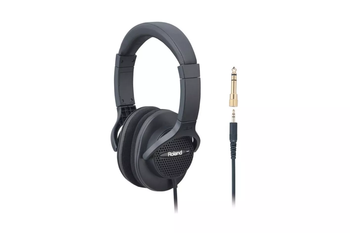 Auriculares Roland RH-A7 con cable, conexi&oacute;n 3,5 mm, supraaurales abiertos negros