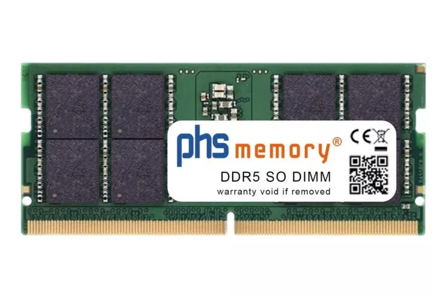 Memoria RAM PHS-memory ASUS 48GB DDR5 5600MHz SO-DIMM 262 pines 1,1V