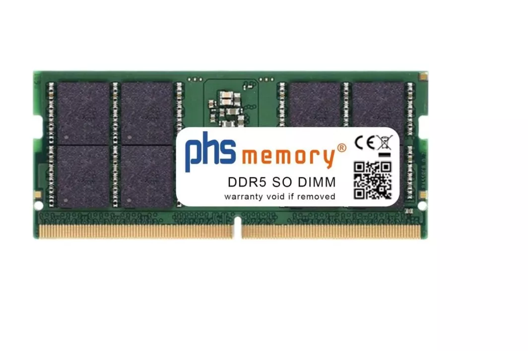 Memoria RAM PHS-memory SP623209 16GB 1x16GB DDR5 5600MHz SO-DIMM 262 pins
