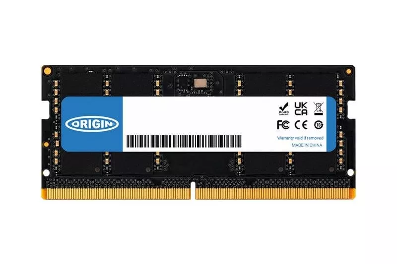 Memoria RAM Origin Storage OM16G54800SO1RX8NE11 16GB 1x16GB DDR5 4800MHz 262-pin SO-DIMM
