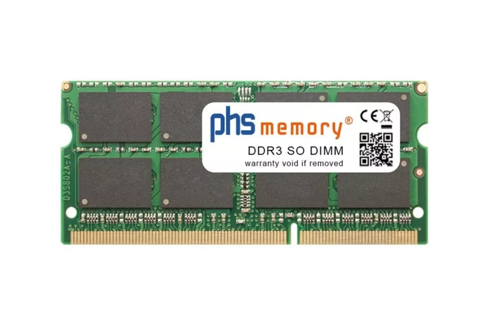 Memoria RAM PHS-memory SP192863 16GB 1x16GB DDR3 1600MHz 204-pin SO-DIMM 1,35V