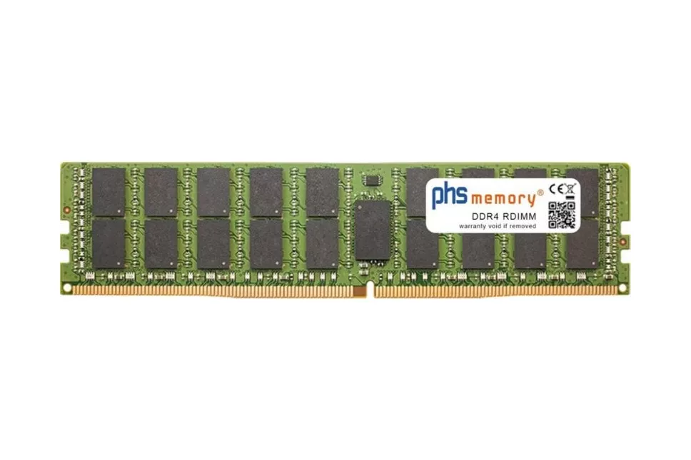 Memoria RAM PHS-memory SP609852 64GB DDR4 2933MHz ECC Registered DIMM negra