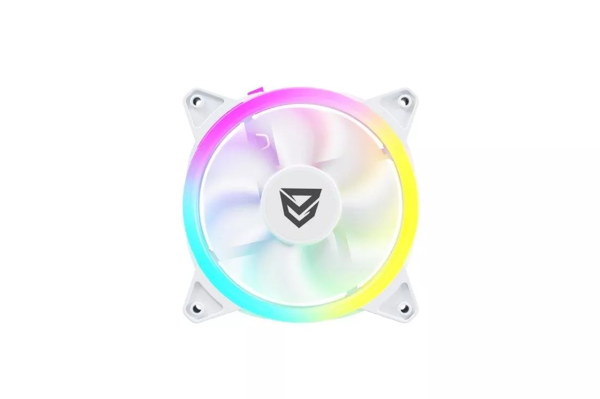 Refrigeraci&oacute;n Aire Nfortec Draco X 120mm Ventilador ARGB Hidr&aacute;ulico Blanco