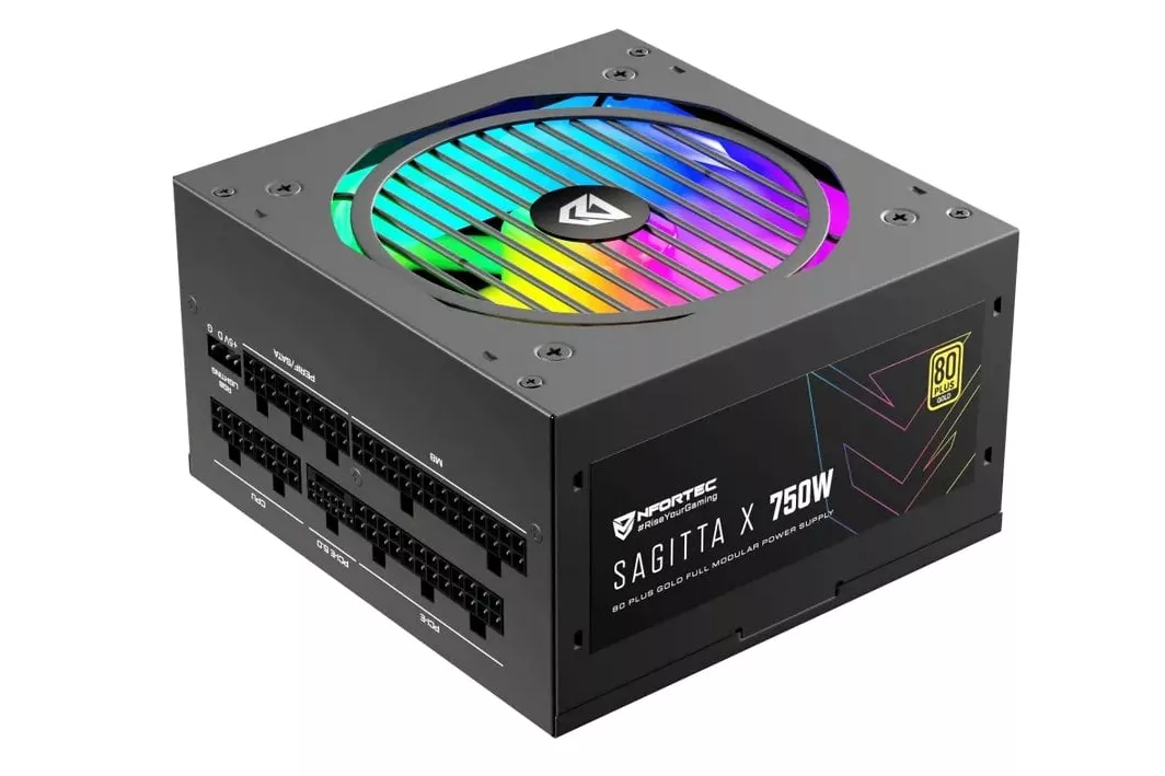 Nfortec Sagitta X 750W PCIE 5.0 80 Plus Gold Full Modular A-RGB