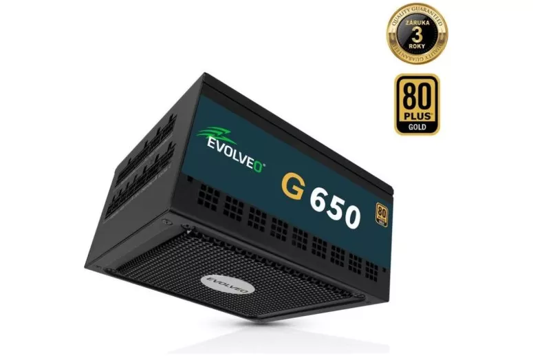 Fuente de alimentaci&oacute;n Evolveo G650 650W Certificaci&oacute;n 80+ Gold modular