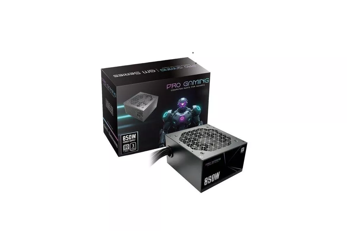 Fuente de Alimentaci&oacute;n ProGaming 850W 80 Plus Silver cables planos mallados negros