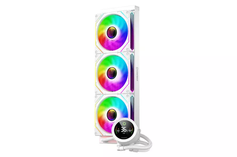 Refrigeraci&oacute;n l&iacute;quida ProGaming GlacierView 360 3 ventiladores ARGB pantalla IPS 4"