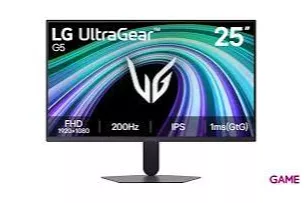 Monitor LG 24.4" Full HD 200Hz IPS 1ms FreeSync G-SYNC HDR10 Gaming