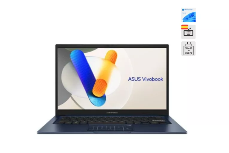 Port&aacute;til ASUS Vivobook 14 X1404VA 14" Intel Core 5 120U 16GB 512GB SSD Intel Graphics Windows 11 Home