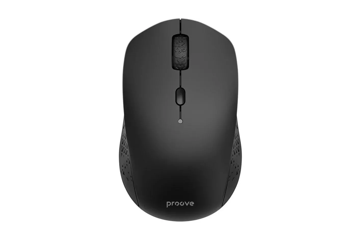 Rat&oacute;n Proove inal&aacute;mbrico 1600 DPI negro con DPI ajustable y scroll