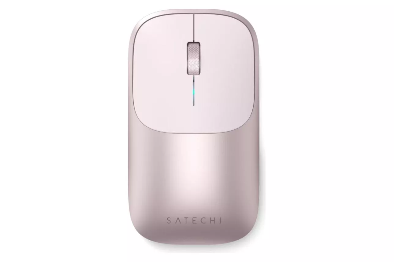 Rat&oacute;n Satechi Slim EX Wireless Bluetooth 5.3 1200 DPI Rosa Blush Multisync