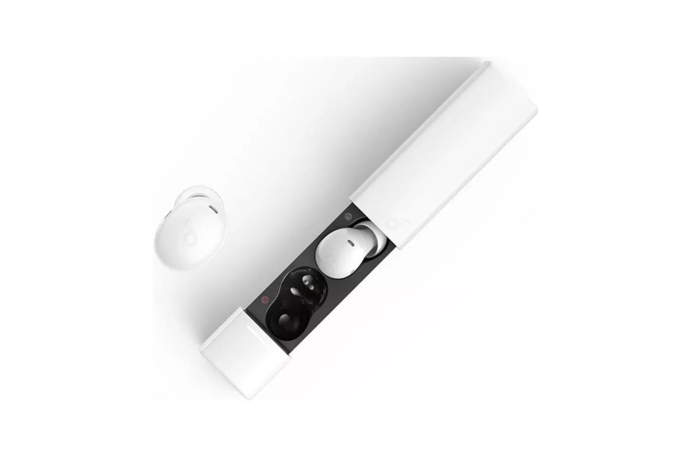 Auriculares Soundcore A30i inal&aacute;mbricos Bluetooth con micr&oacute;fono, IP54 y carga r&aacute;pida, blancos