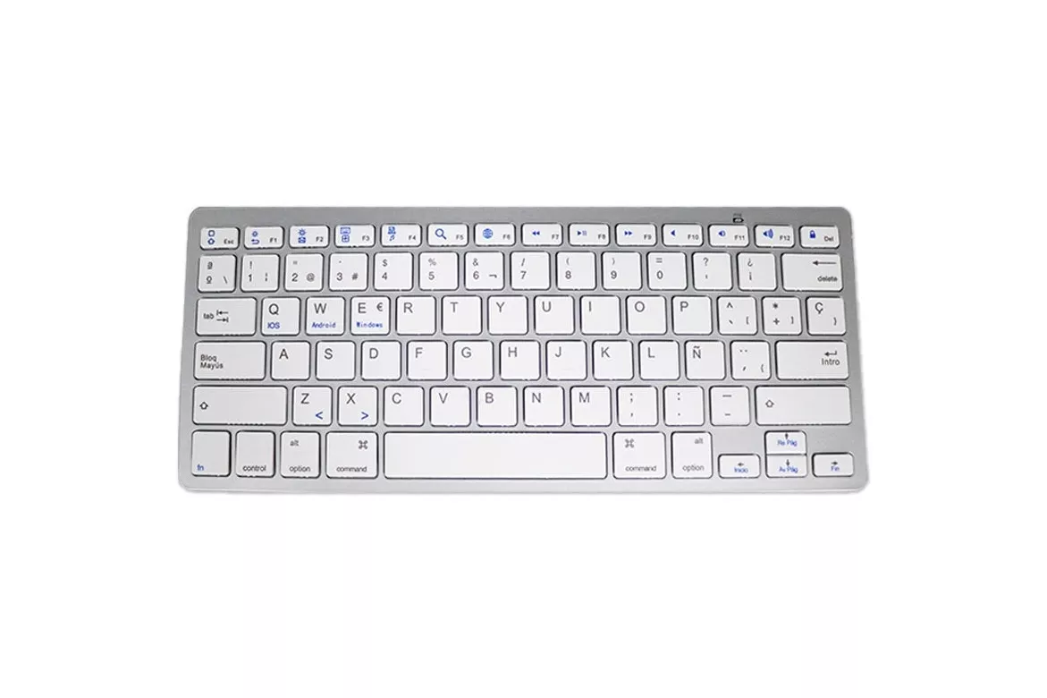 Cool Teclado Slim Bluetooth Blanco