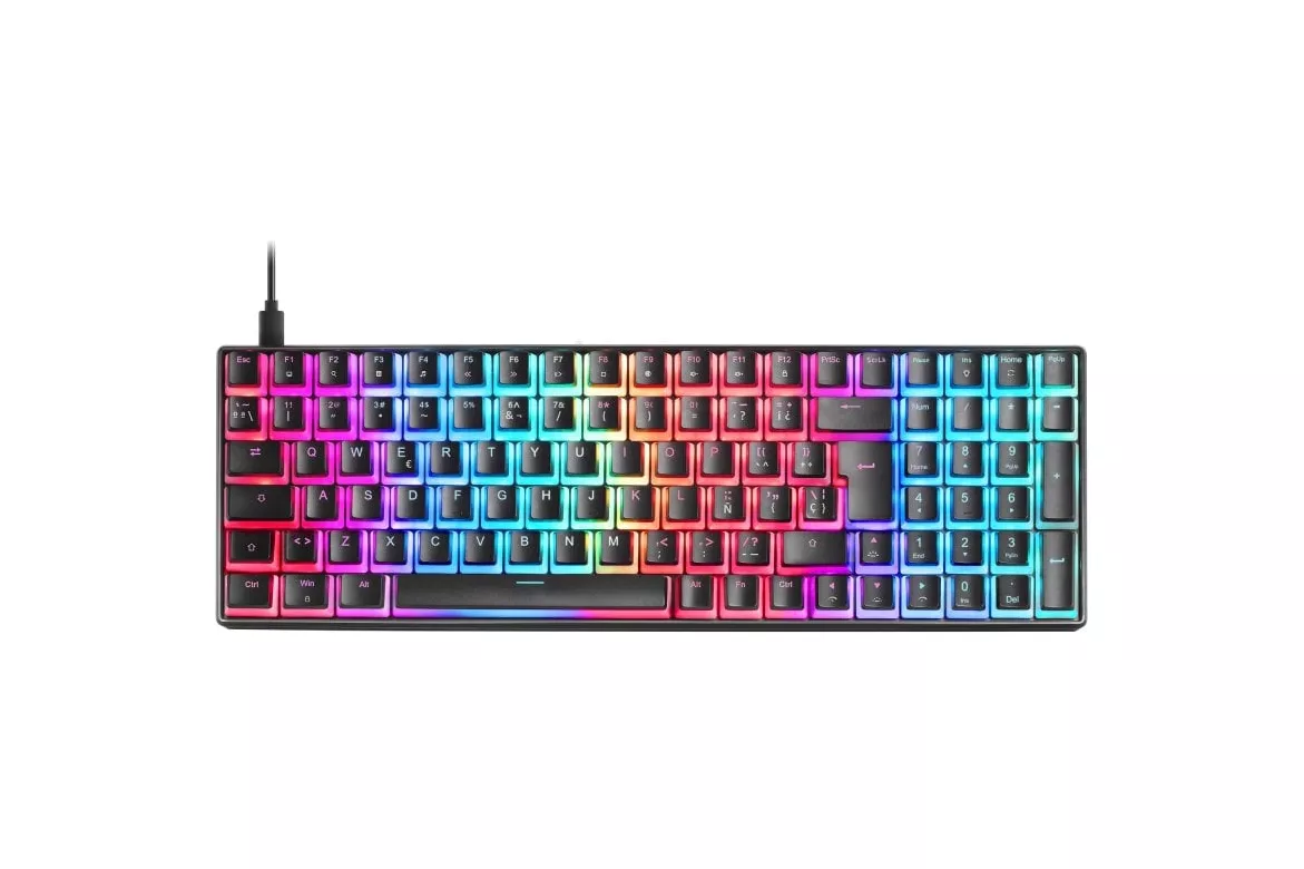 Mars Gaming MKULTRA Teclado Mec&aacute;nico Negro Switch Azul