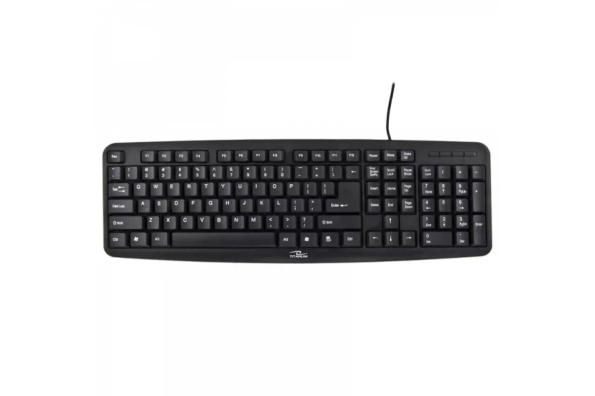 Teclado de membrana Esperanza TK102 Layout ES al&aacute;mbrico PS/2 negro