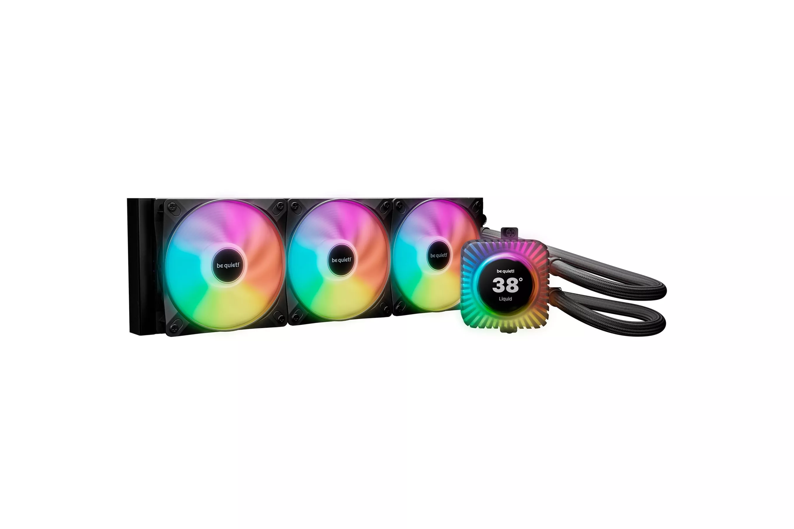 Light Loop IO LCD 360mm, Refrigeraci&oacute;n por agua
