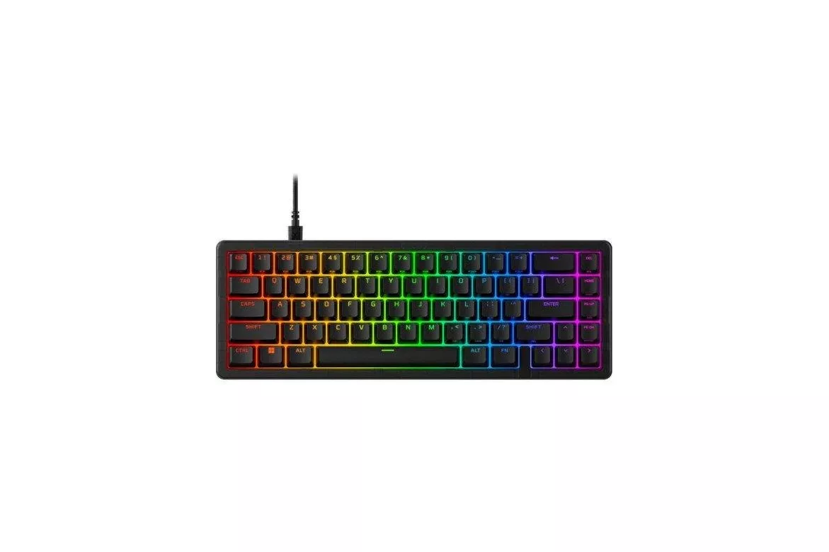 Teclado HyperX Origins 2 65 mec&aacute;nico compacto con switches lineales y RGB