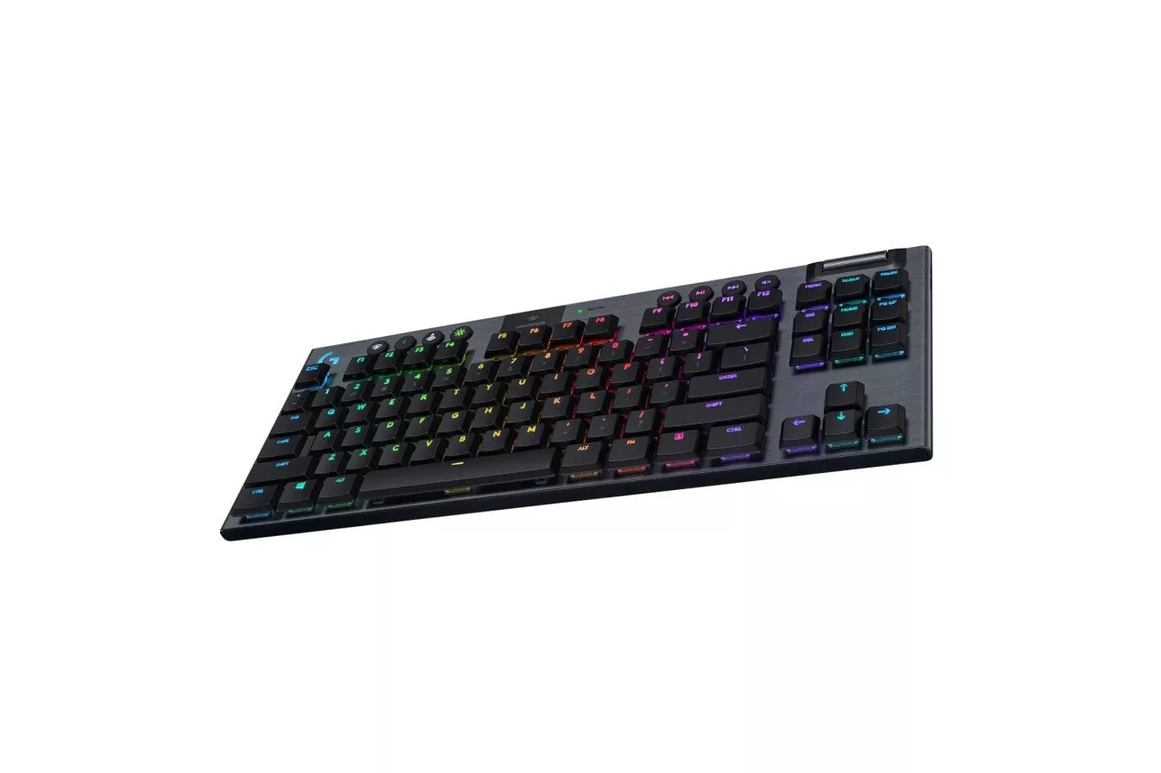 Teclado mec&aacute;nico Logitech G 920-009500 Layout ES inal&aacute;mbrico RGB Carbono