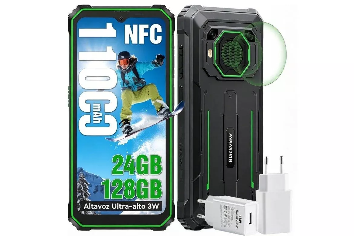 Blackview BV6200 Plus 4G 8GB 128GB 6.56" Verde Incluye Cargador