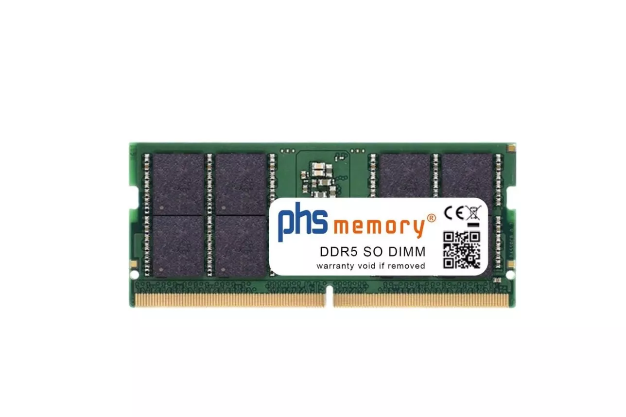 Memoria RAM PHS-memory HP OMEN MAX 32GB DDR5 5600MHz 262 pines SO-DIMM garant&iacute;a 5 a&ntilde;os