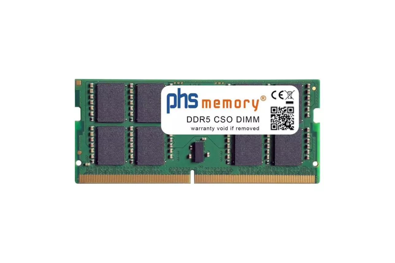 Memoria RAM PHS-memory HP 16GB DDR5 6400MHz SO-DIMM 262 pins unbuffered