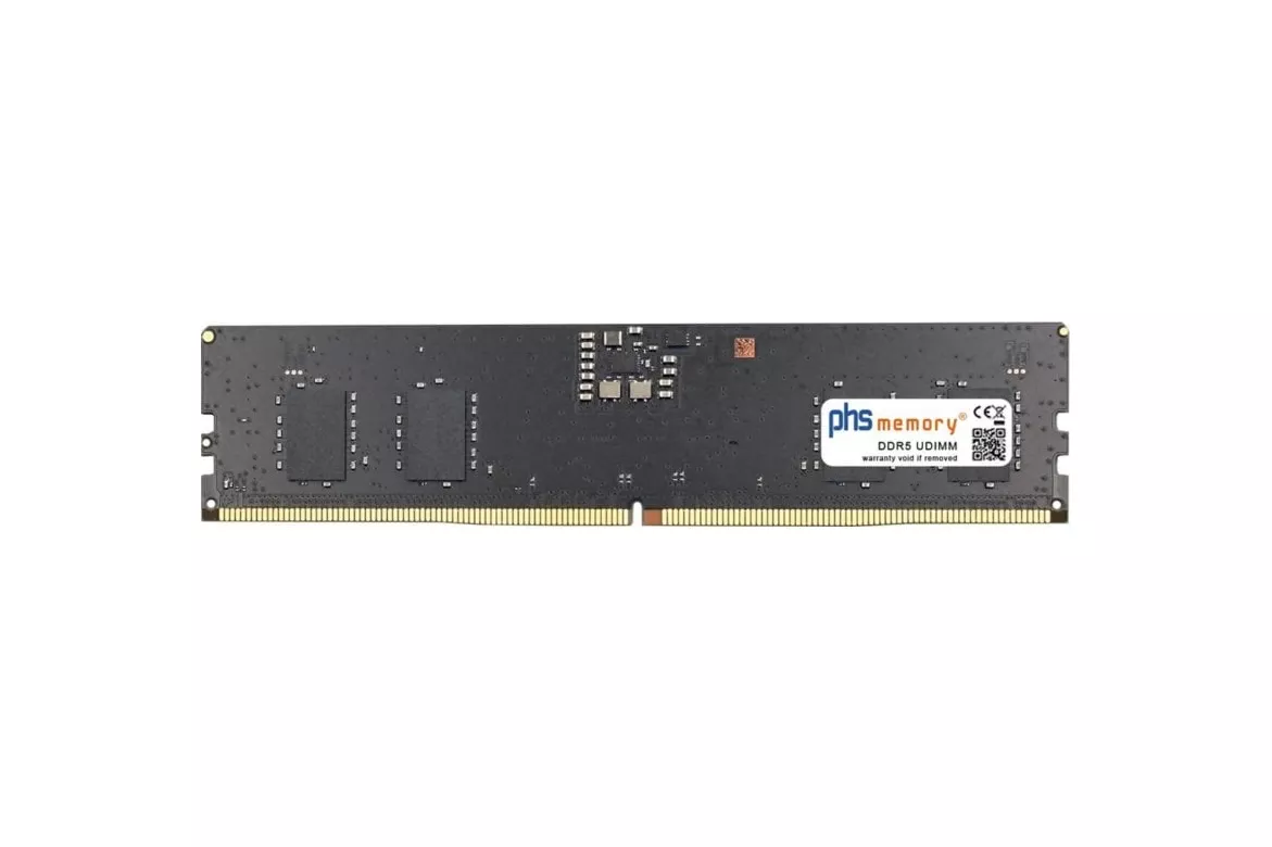 Memoria RAM PHS-memory SP608069 32GB 4x8GB DDR5 5600MHz 288 Pins Negro