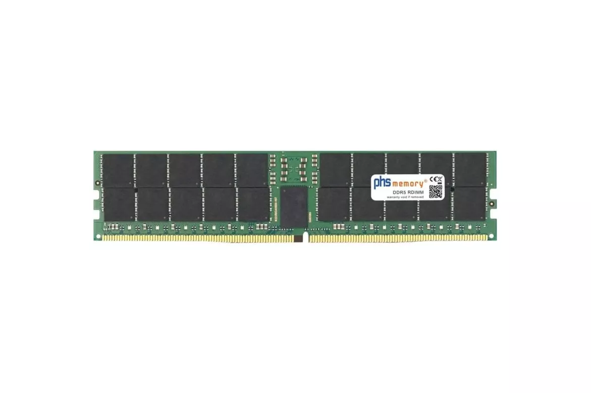 Memoria RAM PHS-memory SP608585 32GB DDR5 6400MHz ECC Registered DIMM