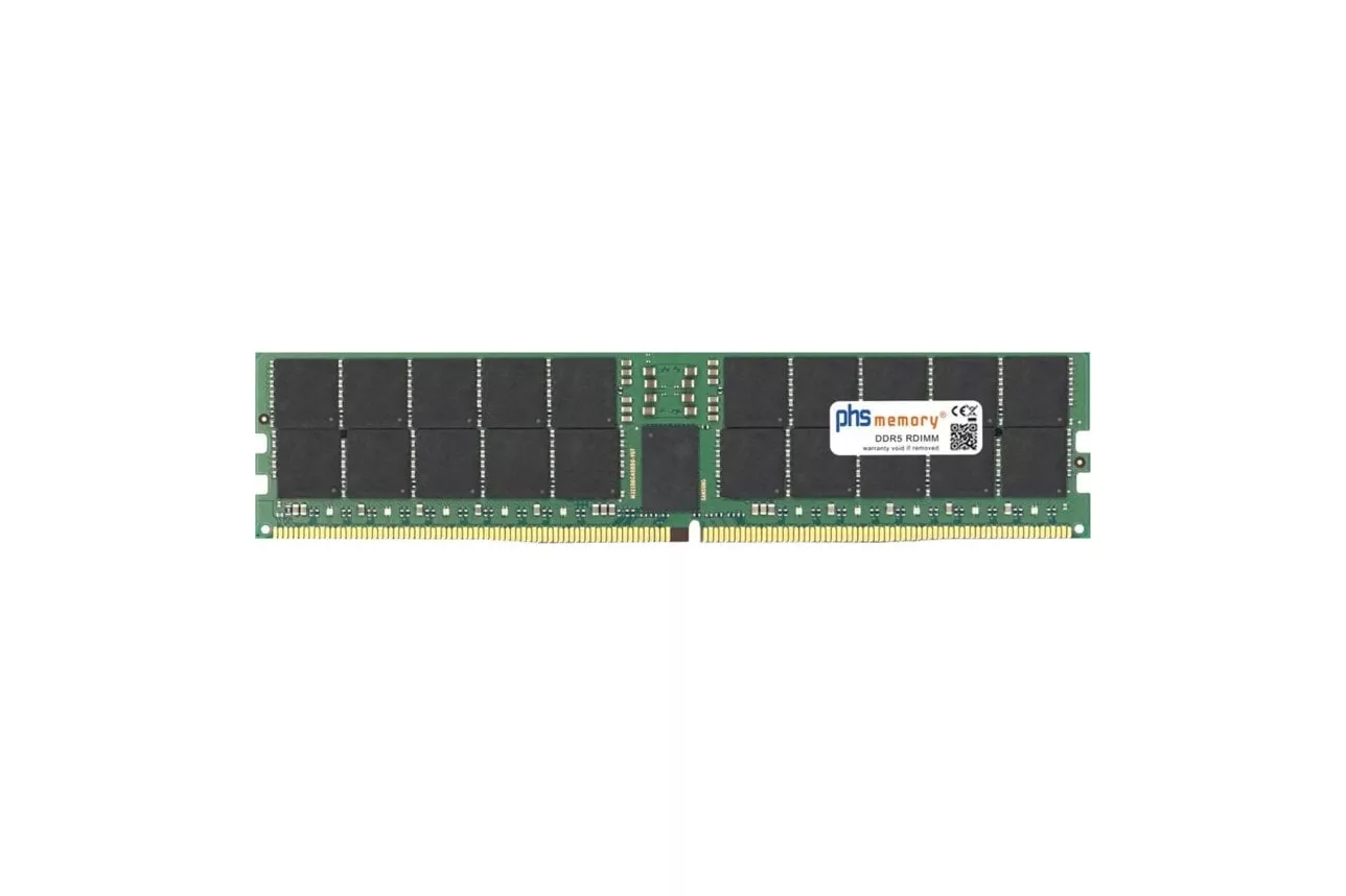 Memoria RAM PHS-memory SP608601 32GB 1x32GB DDR5 6400MHz ECC Registered DIMM