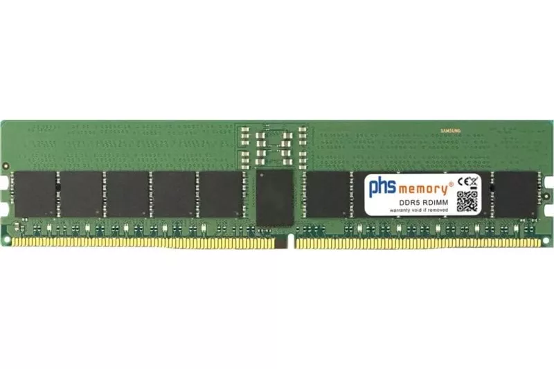 Memoria RAM PHS-memory SP608609 16GB DDR5 6400MHz ECC Registered DIMM